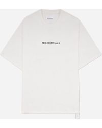 Oamc Peacemaker - Birds Print Regular Fit T-Shirt - Lyst