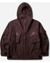 Umbro - Midfield Jacket Plum - Lyst