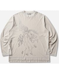 Our Legacy - Men S Box Longsleeve T-shirt Manifested Spirit Print - Lyst