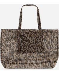 Wacko Maria - Speak Easy Leopard Tote Bag Beige - Lyst