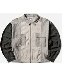 Cav Empt - S Stripe Cut Short Shirt Jacket - Lyst