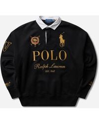 Polo Ralph Lauren - S Relaxed Fit Big Pony Rugby Sweatshirt - Lyst