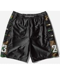 Nike - Men S Cat-scratch Camo Shorts Forest Green - Lyst