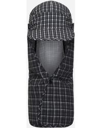 ROA - Aair Floweave Printed Check Desert Cap Anthracite - Lyst
