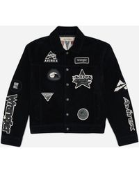 Wrangler - Men S Avirex Suede Trucker Jacket - Lyst