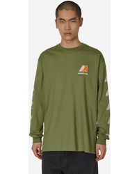 Automobili Amos - Aa Logo Longsleeve T-Shirt Army - Lyst