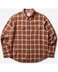 Visvim - S Meridian Check Longsleeve Shirt - Lyst
