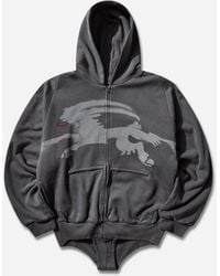 PROTOTYPES - Sprayed Goat Hoodie Romper - Lyst