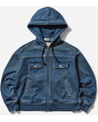 Undercover - Women S Denim Hoodie Indigo - Lyst