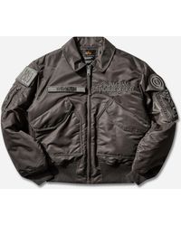 Alpha Industries - Slam Jam Cwu-45 Heritage Bomber Jacket Rep Grey - Lyst