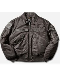 Alpha Industries - Slam Jam Cwu-45 Heritage Bomber Jacket Rep Grey - Lyst
