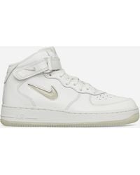 Nike - Air Force 1 Mid-top Leather Trainers - Lyst