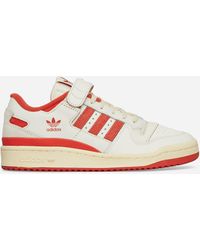 adidas - Forum 84 Low Sneakers Ivory / Preloved Red - Lyst