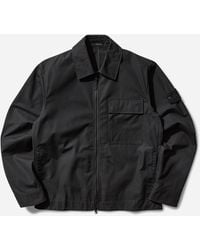Stone Island - Men S Ghost Cotton Canvas Overshirt - Lyst