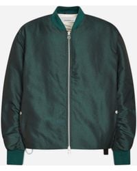 Oamc Peacemaker - Men S Minimal Bomber Jacket Dark - Lyst