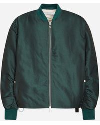 Oamc Peacemaker - Men S Minimal Bomber Jacket Dark - Lyst
