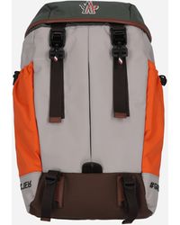 3 MONCLER GRENOBLE - Day-namic Backpack / Green / Orange - Lyst