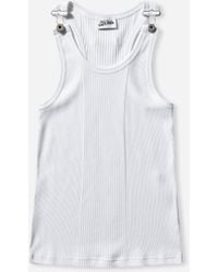 Jean Paul Gaultier - Women S Overall Buckles Ribbed Tank Top - Lyst