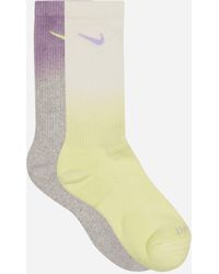 Nike - Everyday Plus Cushioned Crew Socks / / Cream - Lyst