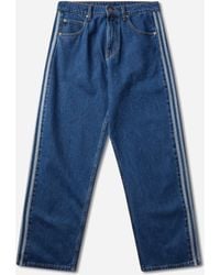adidas - S Firebird Adicolor Denim Pants - Lyst