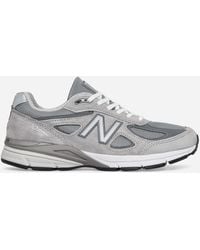 New Balance - Made In Usa 990v4 Sneakers / Silver - Lyst