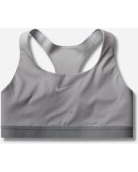 Nike - Women S Isamaya Ffrench High-support Lightly Lined Sports Bra Smoke / Pure Platinum - Lyst