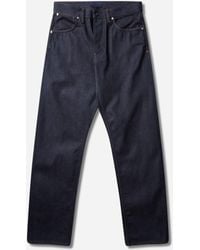 Stone Island - Men S Selvedge Indigo Denim-raw Jeans Raw - Lyst
