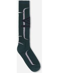 Umbro - Logo Socks Dark Olive - Lyst