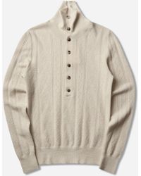 Dries Van Noten - S Turtleneck Wool Cardigan - Lyst