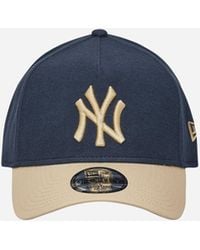 KTZ - New York Yankees Moleskin Crown 9Forty A-Frame Adjustable Cap - Lyst