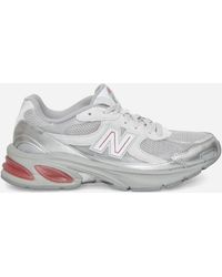 New Balance - 2010 Sneakers Silver Metallic / Team Red - Lyst
