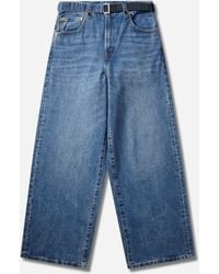 Levi's - Sacai Belted Wide Pants Washed - Lyst