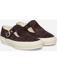 Vans - Premium Mary Jane Suede Sneakers Chocolate Plum - Lyst