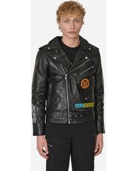 SLAM JAM - Gaznevada Leather Jacket - Lyst