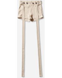 Jean Paul Gaultier - Women S Logo Patch Shorts - Lyst