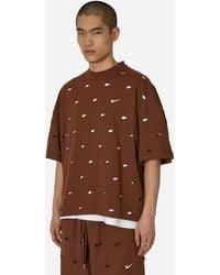 Nike - Jacquemus Swoosh T-shirt Cacao Wow - Lyst