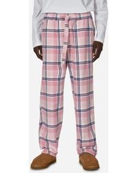 Tekla - Flannel Plaid Pijamas Pants - Lyst