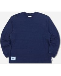 WTAPS - Men S Sign-yd 02 Longsleeve T-shirt Indigo - Lyst