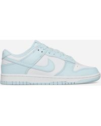 Nike - Dunk Low Retro Sneakers White / Glacier Blue - Lyst