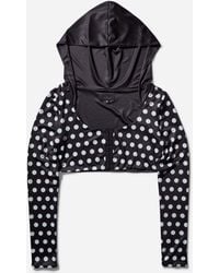 Nii HAI - Polka Hooded Crop Top - Lyst