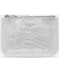Comme des Garçons - Transparent Snake Zip Pouch Clear - Lyst