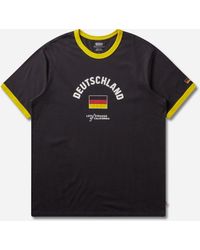 Levi's - Men S Deutschland Ringer T-shirt Black - Lyst
