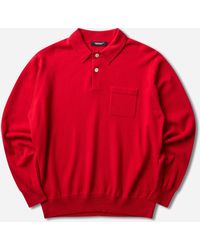 Undercover - S Wool Polo Sweater - Lyst