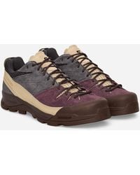 Salomon - X-alp Suede Sneakers Plum Perfect / Nine Iron / Safari - Lyst