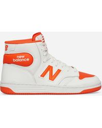 New Balance - 480 Hi Sneakers / Orange - Lyst
