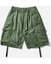 Neighborhood - Men S Wide Cargo Shorts Olive Drab - Lyst