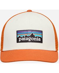 Patagonia - P-6 Logo Trucker Hat Redtail Rust - Lyst