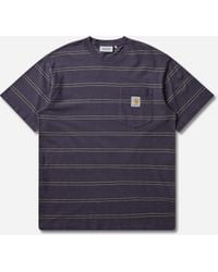 Carhartt - Men S Bert Pocket T-shirt Shady Purple (garment Dyed) - Lyst
