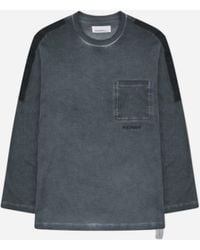 Oamc Peacemaker - S Velcro Applique Longsleeve T-Shirt Light - Lyst