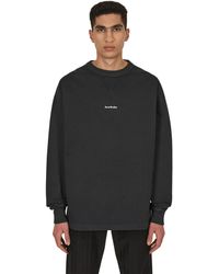 acne studios forba face sweatshirt